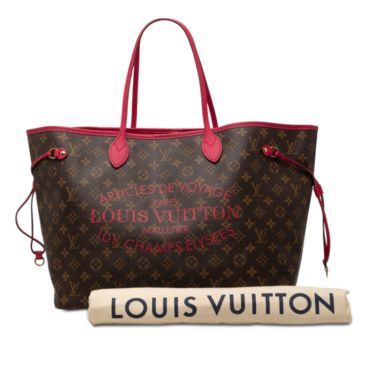 Louis Vuitton Ikat Neverfull MM Monogram Marron – vue 7 – GABY PARIS