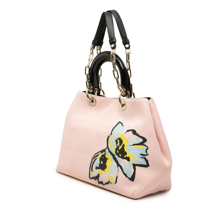 Dior Édition limitée Medium Toile Printed Diorissimo Sac