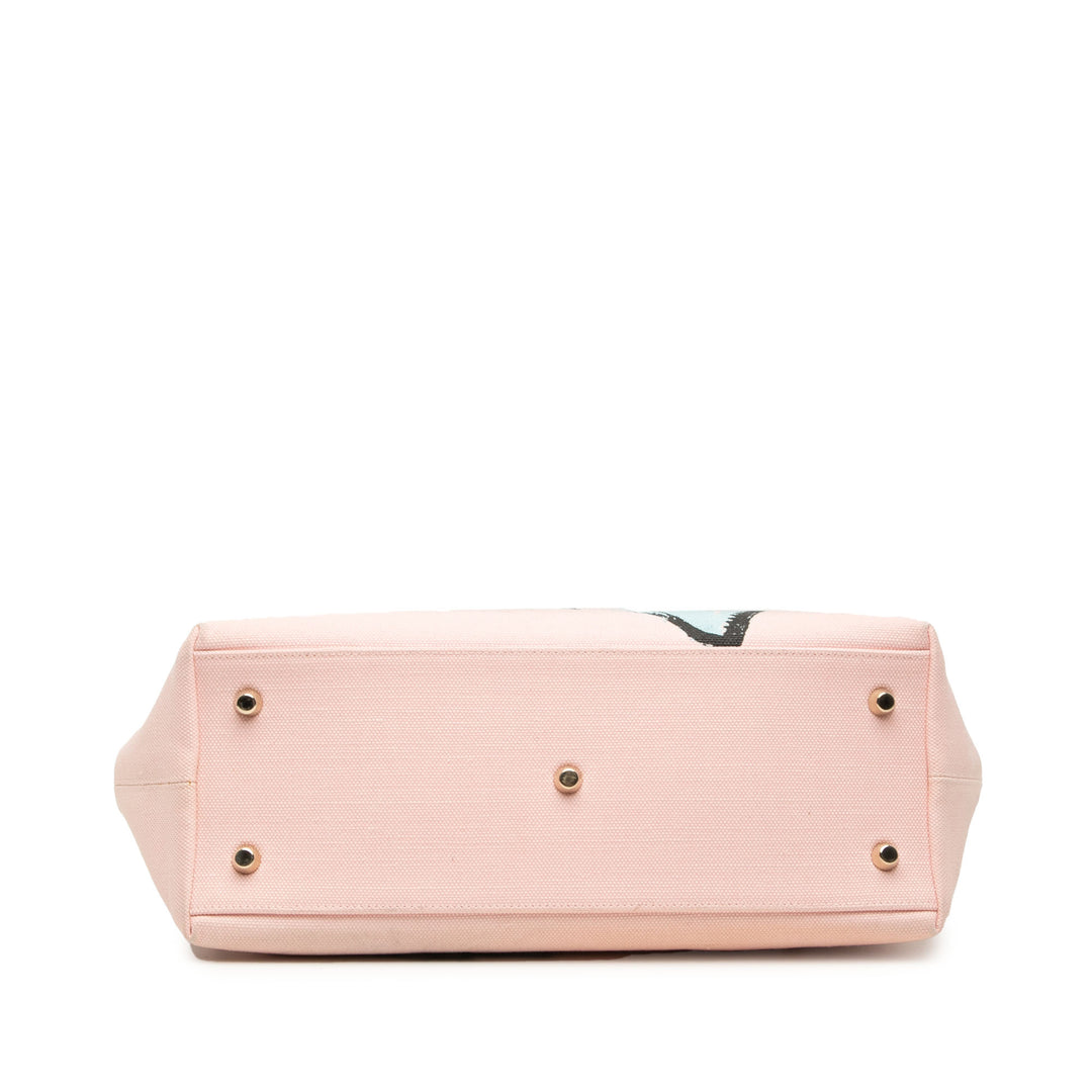 Dior Édition limitée Medium Toile Printed Diorissimo Sac