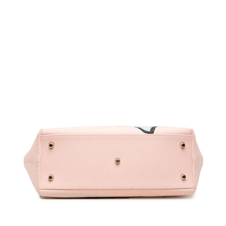 Dior Édition limitée Medium Toile Printed Diorissimo Sac