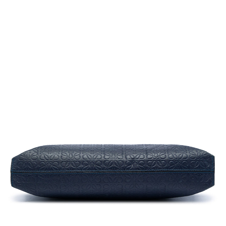 LOEWE embossé Anagram Repeat T Pochette Cuir