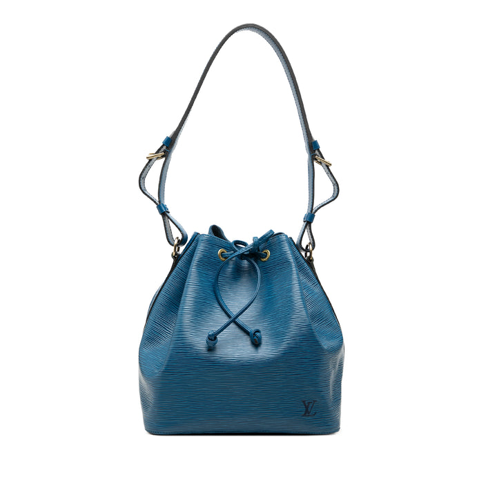 Louis Vuitton Sac seau Noe Épi Bleu – vue principale – GABY PARIS