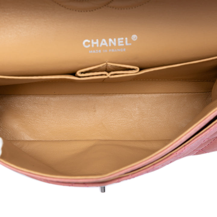 Chanel Medium Classic Washed Cuir d’agneau Bijoux Chain Double rabat