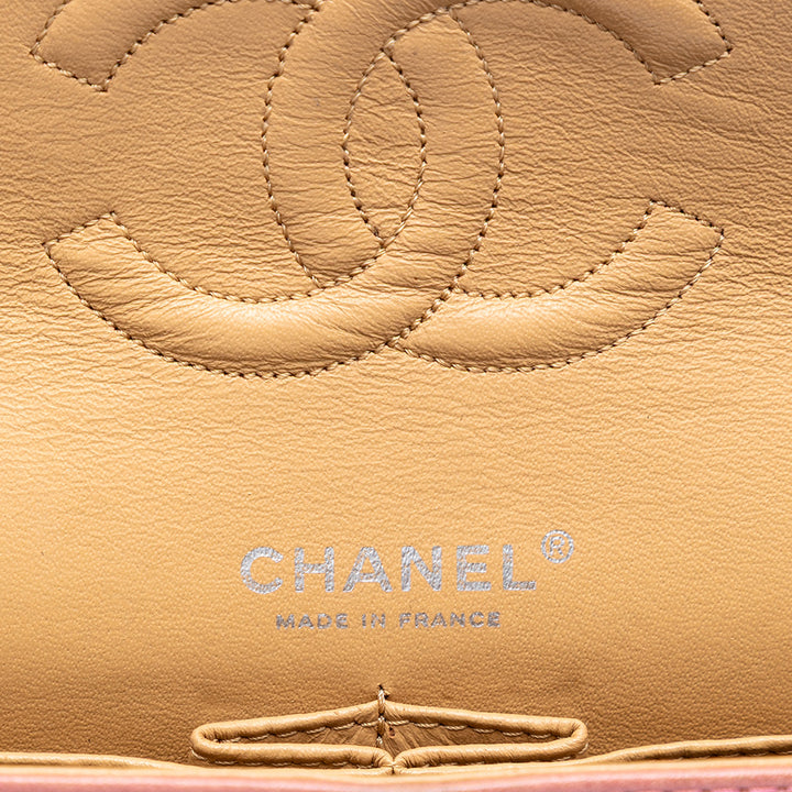Chanel Medium Classic Washed Cuir d’agneau Bijoux Chain Double rabat
