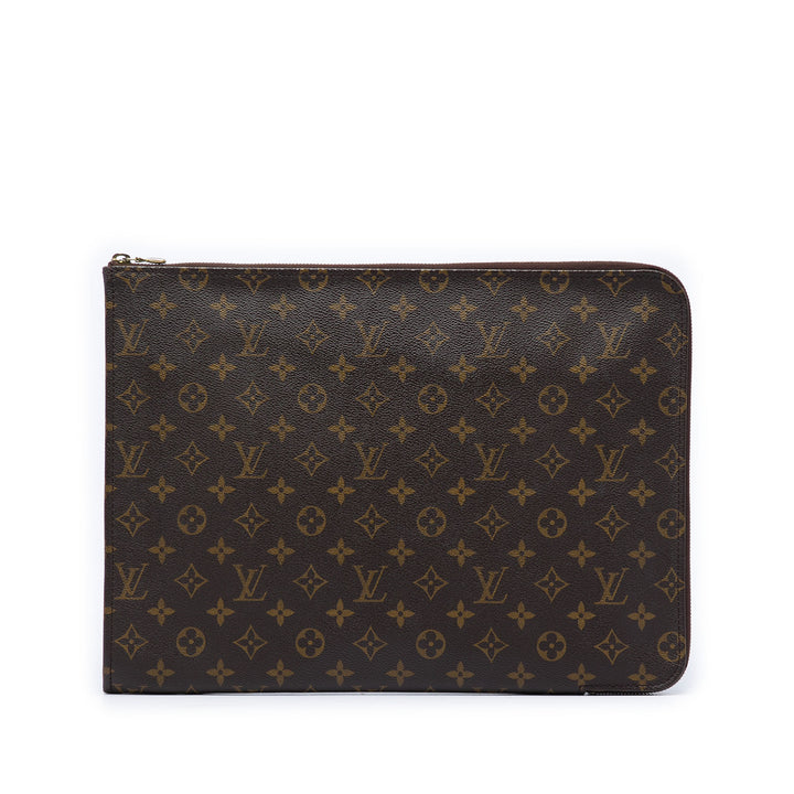 Poche Documents Portfolio Monogram Marron