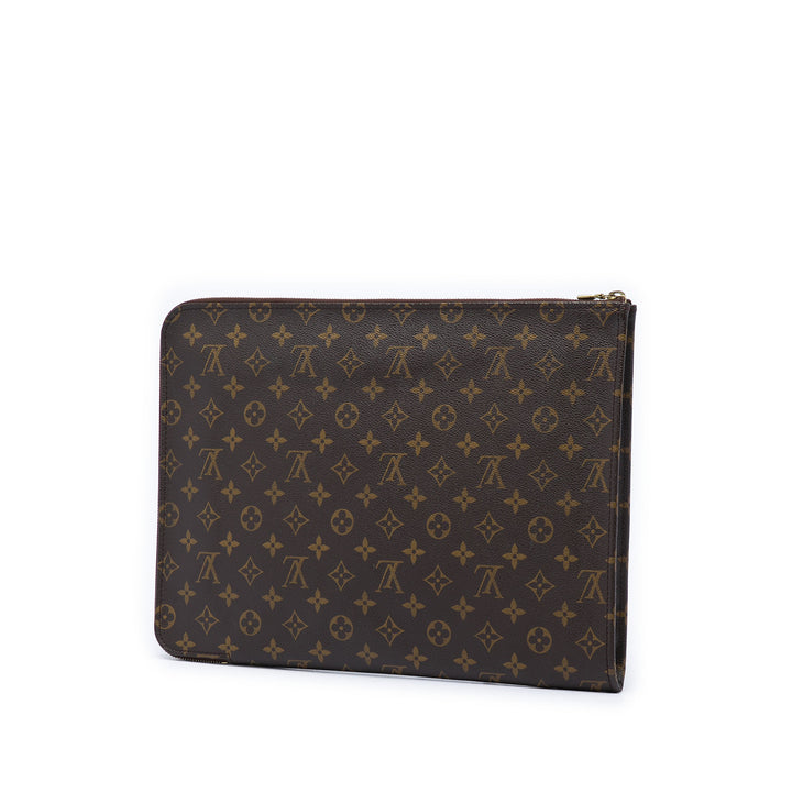 Poche Documents Portfolio Monogram Marron