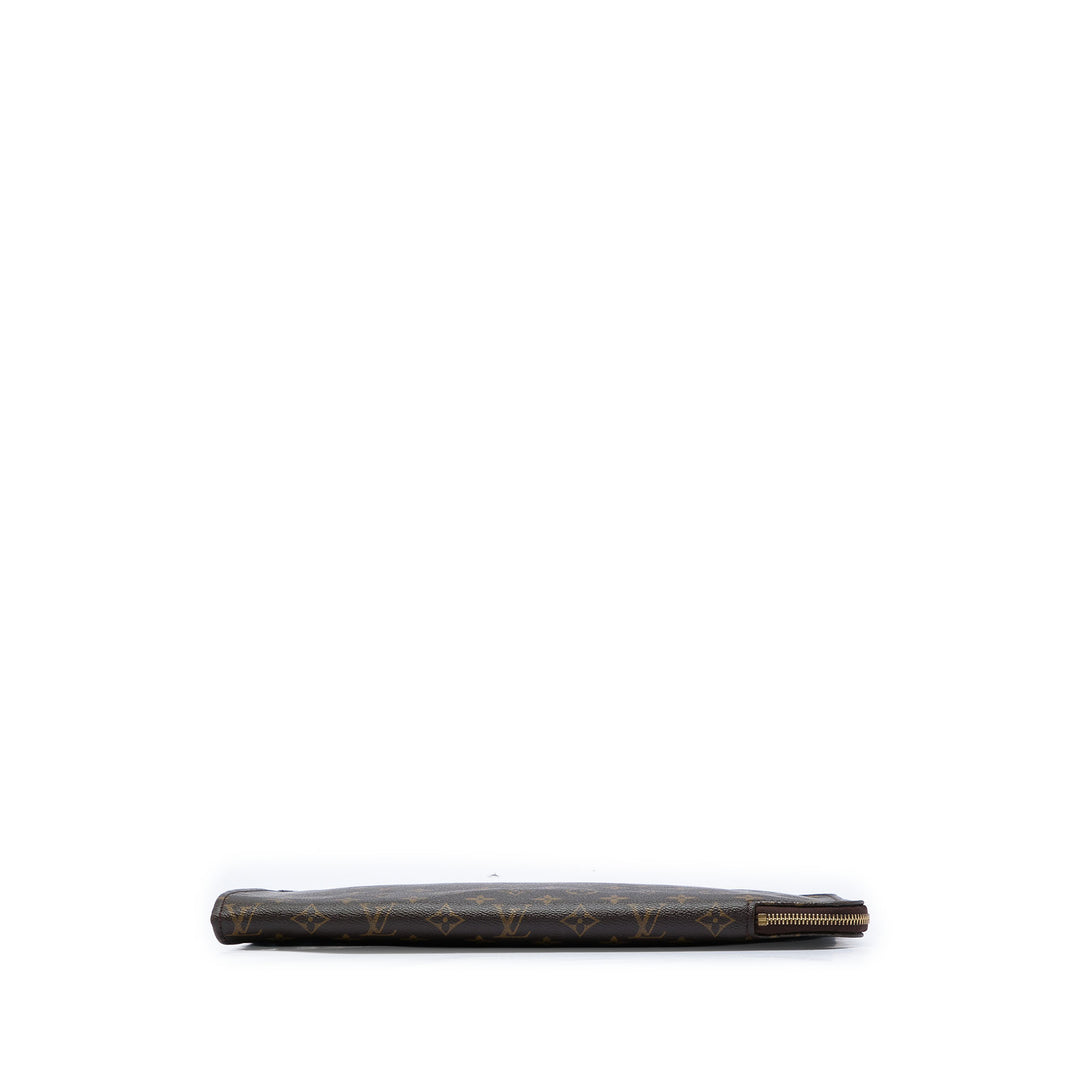 Poche Documents Portfolio Monogram Marron
