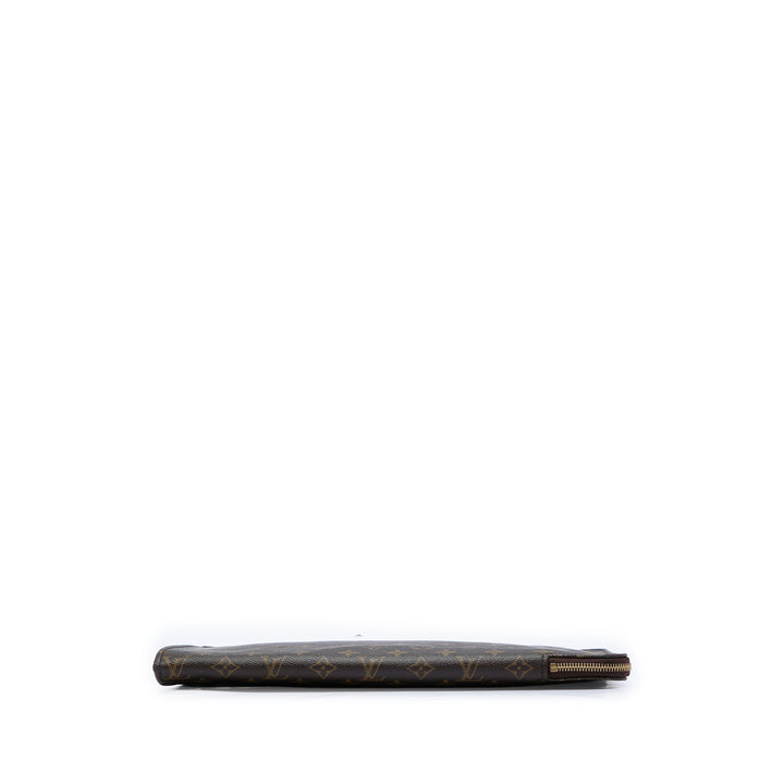 Poche Documents Portfolio Monogram Marron