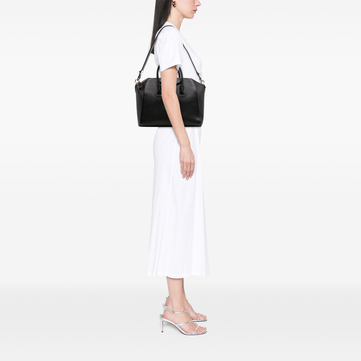 Medium Calfskin Antigona Black - Gaby Paris