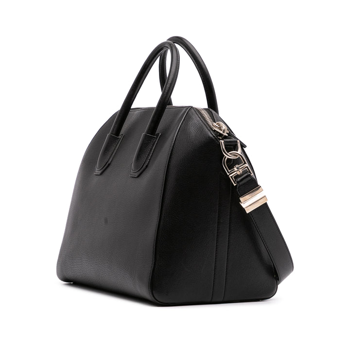 Medium Calfskin Antigona Black - Gaby Paris