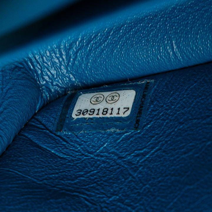 Chanel Medium Classic Caviar Double rabat Bleu – GABY PARIS Authentique