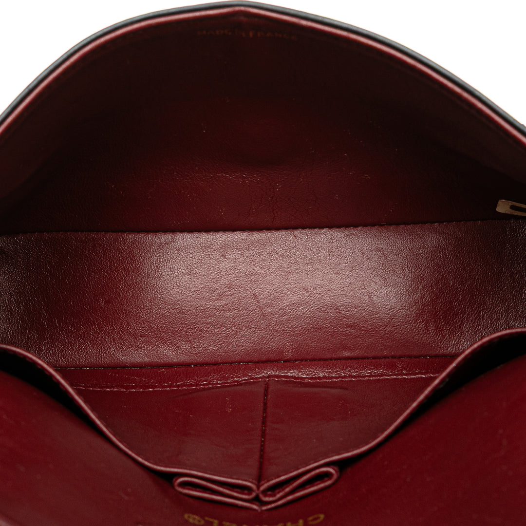 Chanel Small Classic Cuir d’agneau Double rabat Bleu – GABY PARIS Authentique
