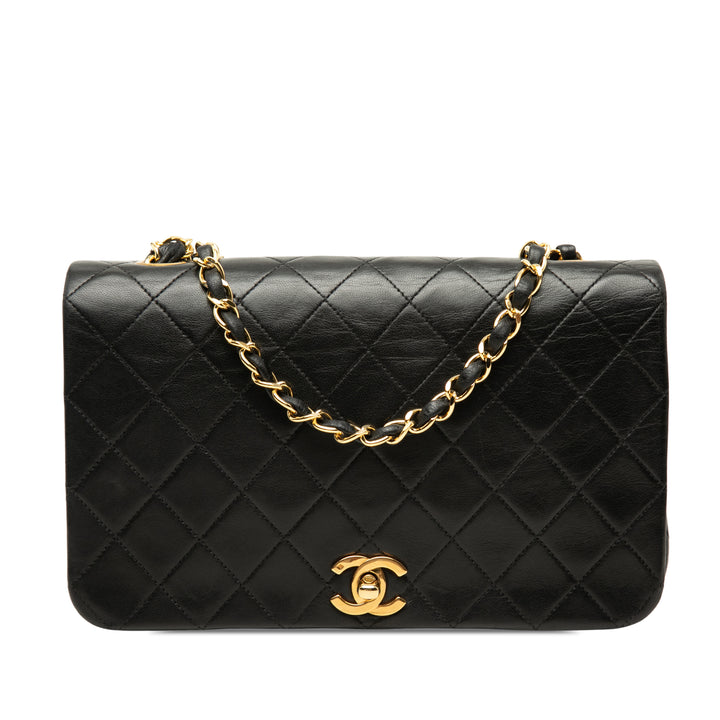 Chanel Small CC Matelassé Cuir d'agneau Full Simple rabat