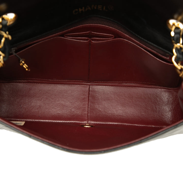 Chanel Small CC Matelassé Cuir d'agneau Full Simple rabat