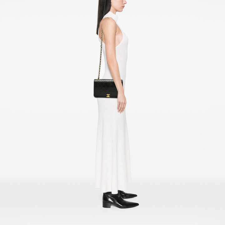 Chanel Small CC Matelassé Cuir d'agneau Full Simple rabat