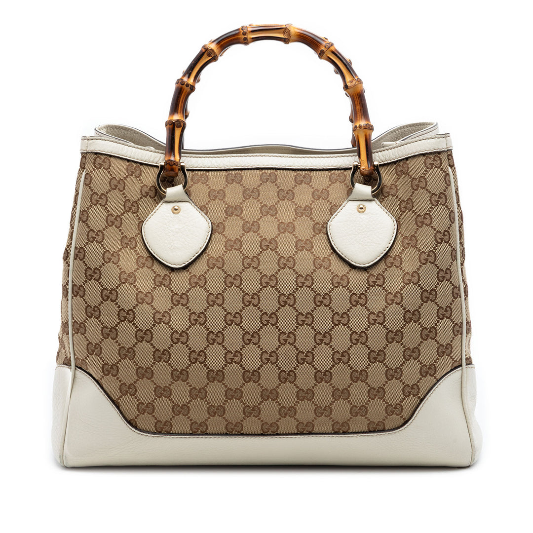 Gucci GG Toile Bamboo Diana Cabas