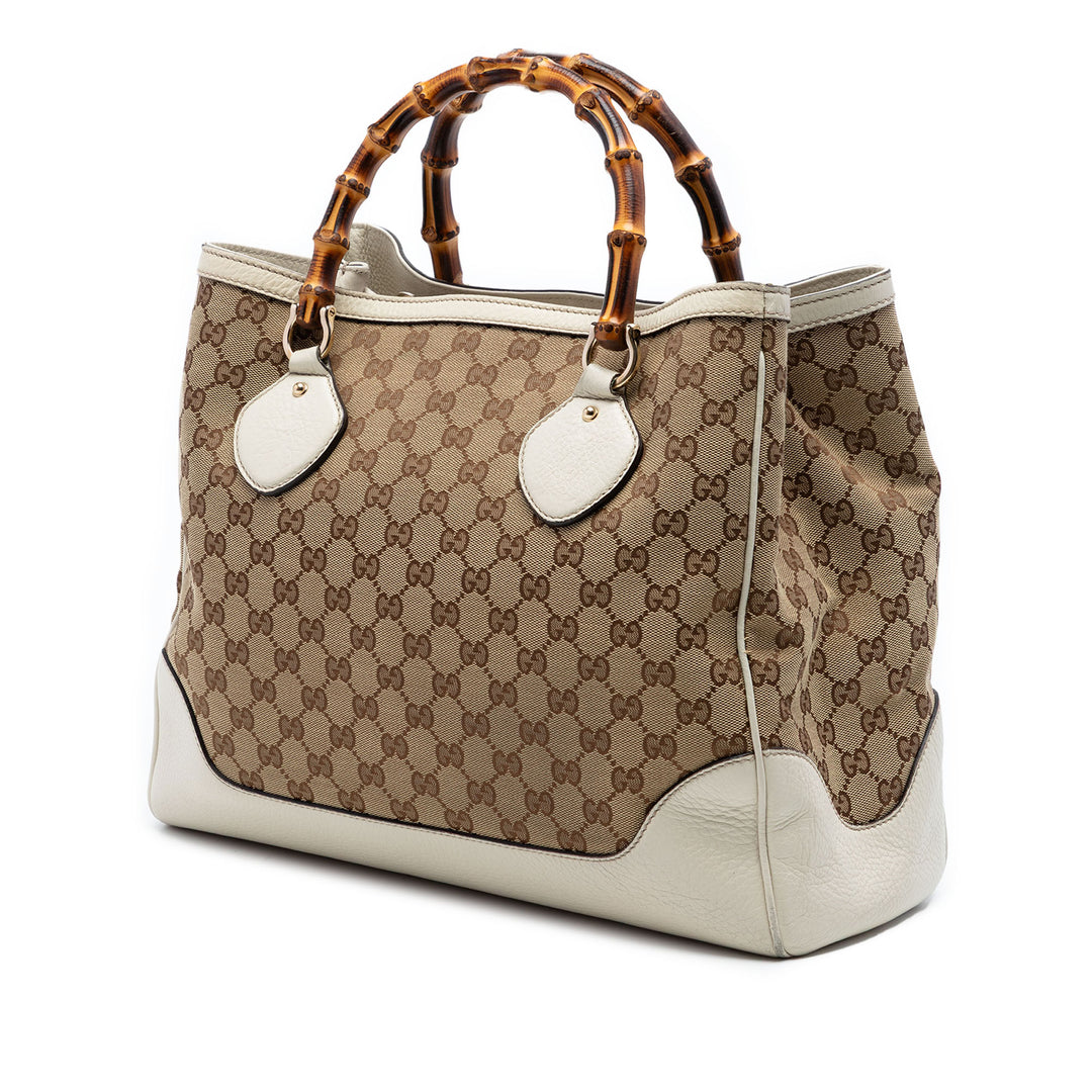 Gucci GG Toile Bamboo Diana Cabas