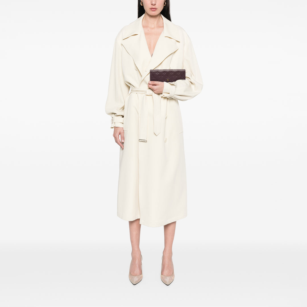 Sarah Portefeuille long Monogram Empreinte Violet