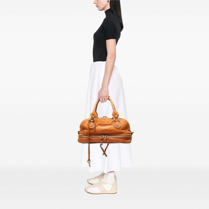 Chloé Sac à main Paddington East West Zippy Marron – vue 7 – GABY PARIS