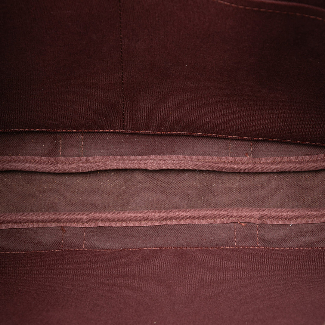 Louis Vuitton Macassar Porte Documents Voyage GM Monogram Marron