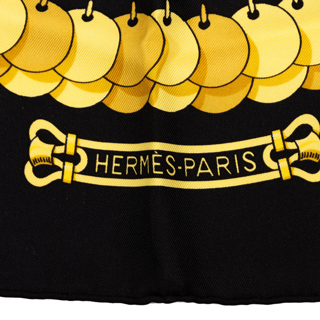 Hermès Kosmima Foulard 90 Noir