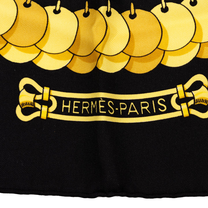 Hermès Kosmima Foulard 90 Noir