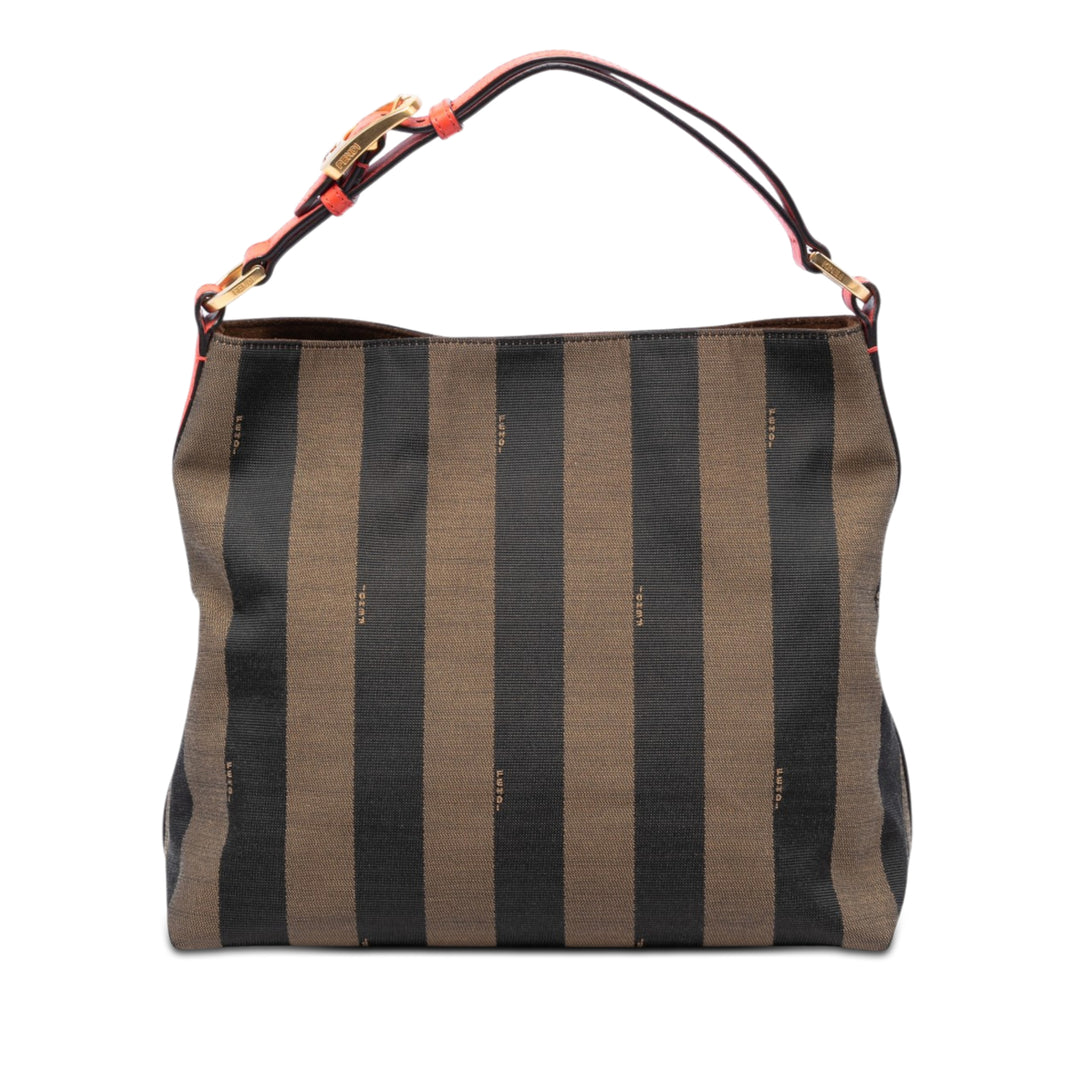 Fendi Pequin Toile Sac bandoulière