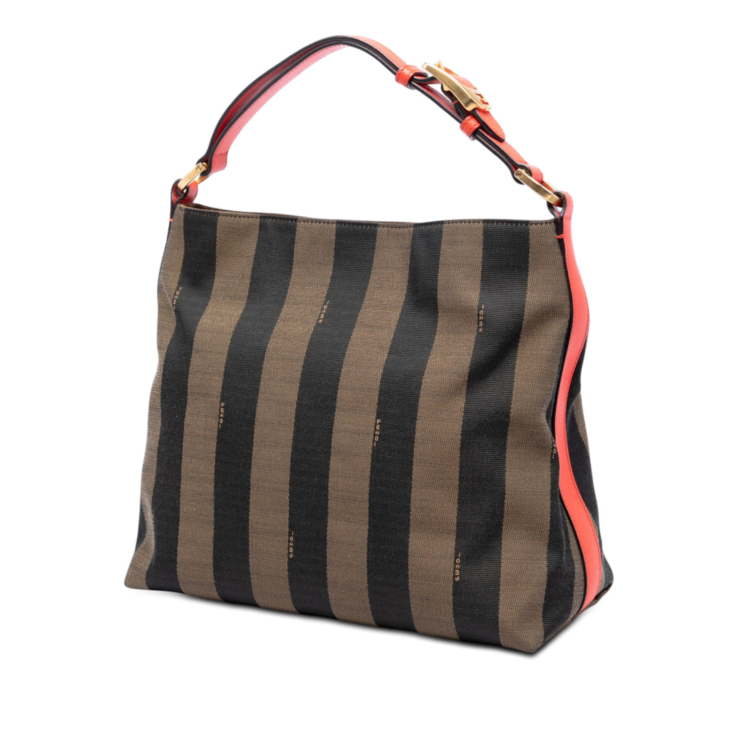 Fendi Pequin Toile Sac bandoulière
