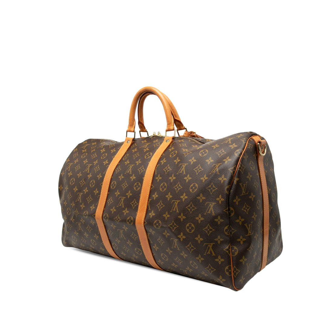 Louis Vuitton Monogram Keepall Bandouliere 55