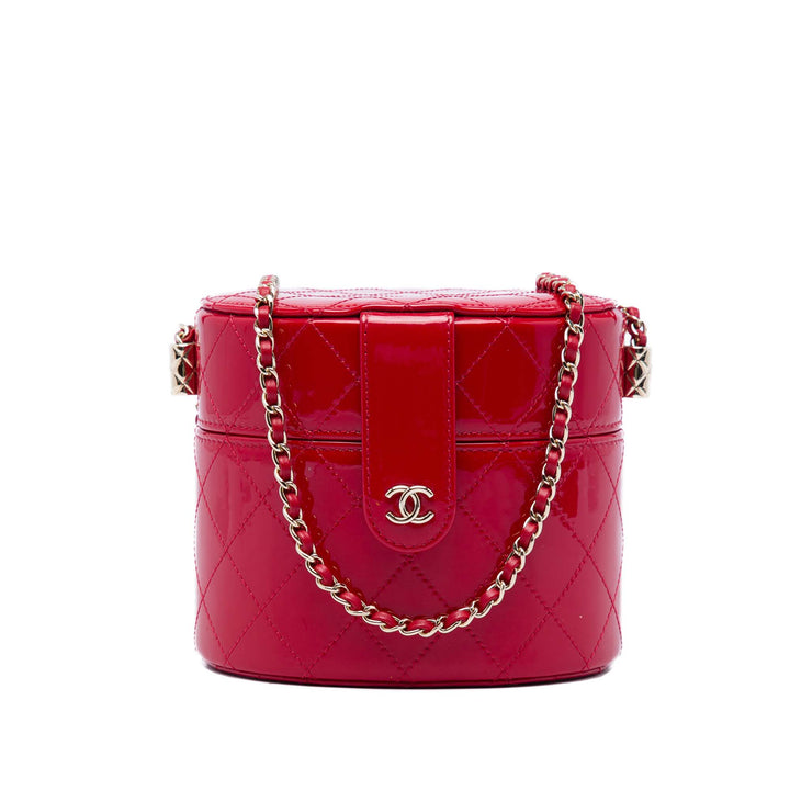 Chanel Matelassé CC Allure Vanity Mini Rouge – vue principale – GABY PARIS