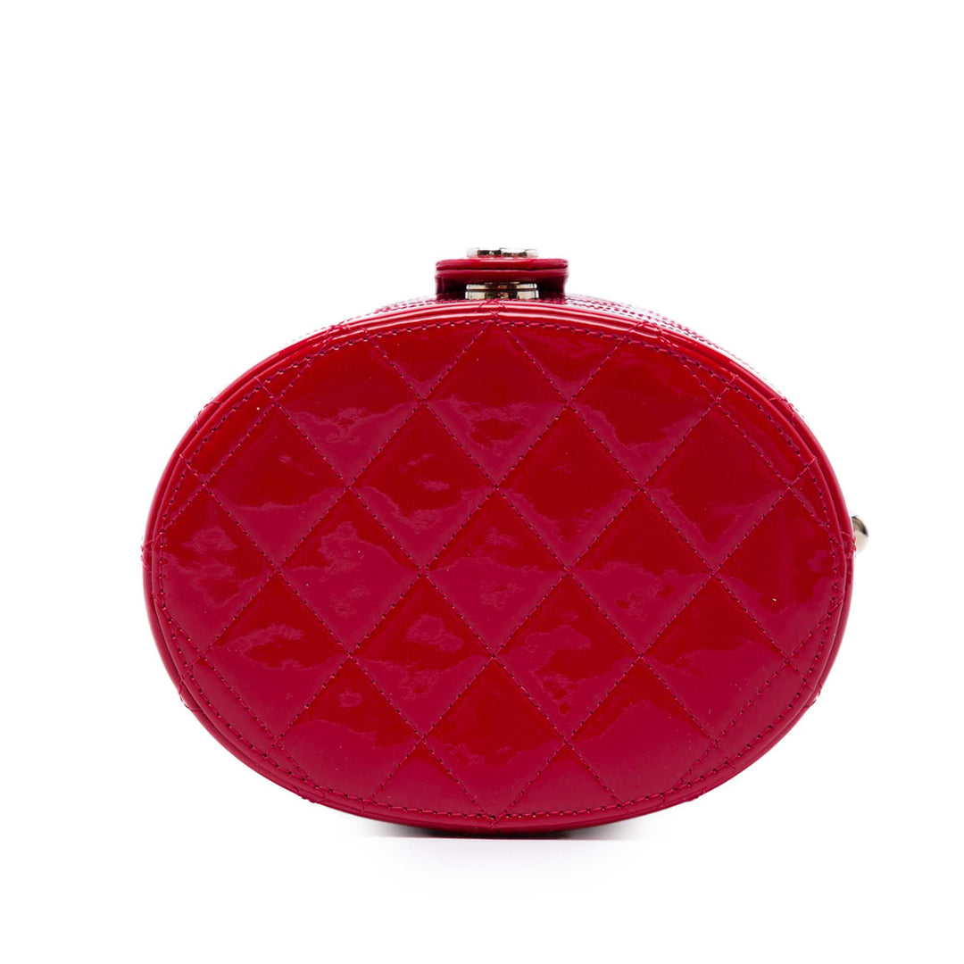 Chanel Matelassé CC Allure Vanity Mini Rouge – vue 3 – GABY PARIS