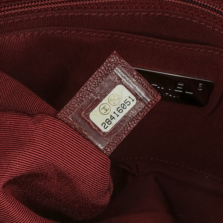 CC Quilted Lambskin Single Flap Red - Gaby Paris