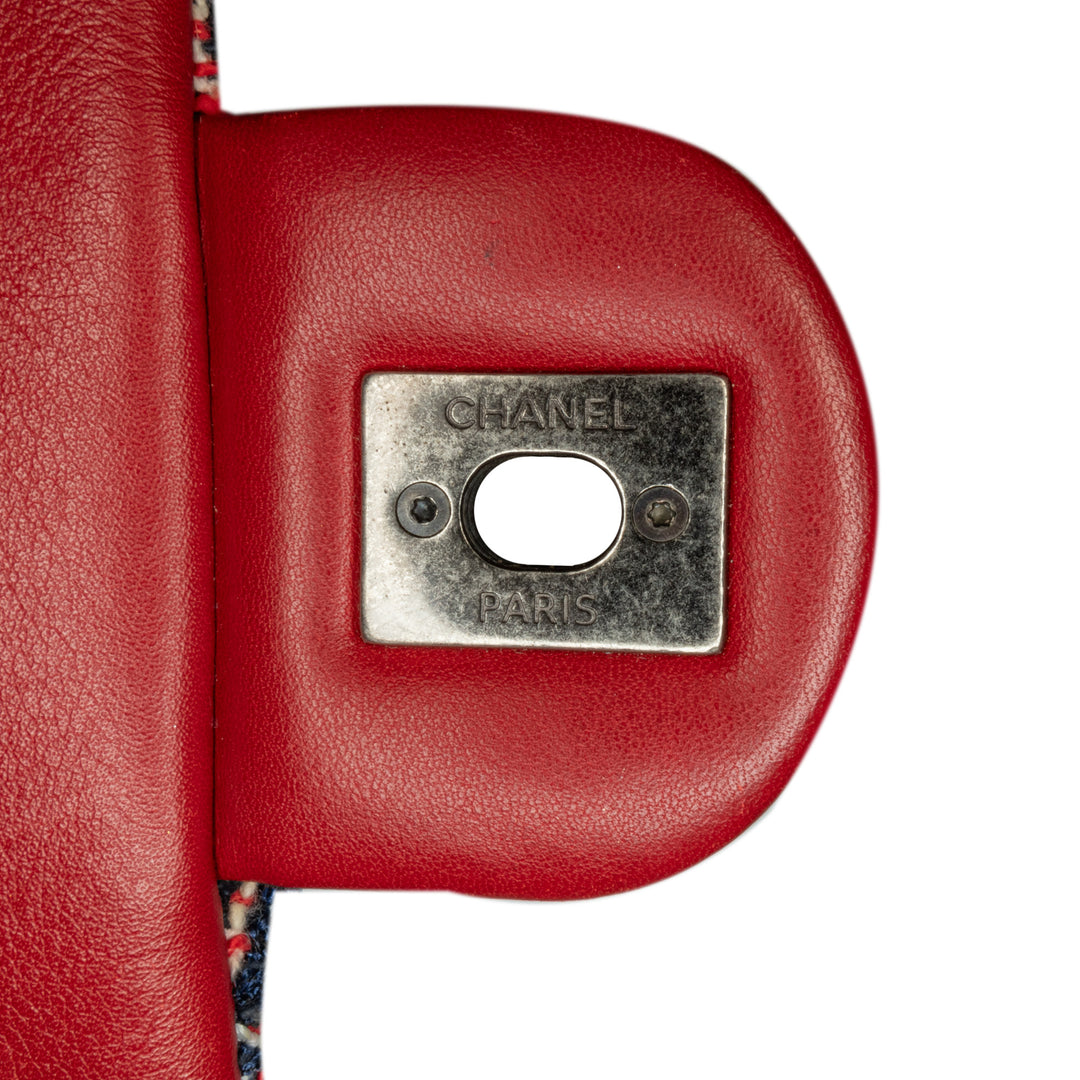 Chanel CC Matelassé Tweed Simple rabat