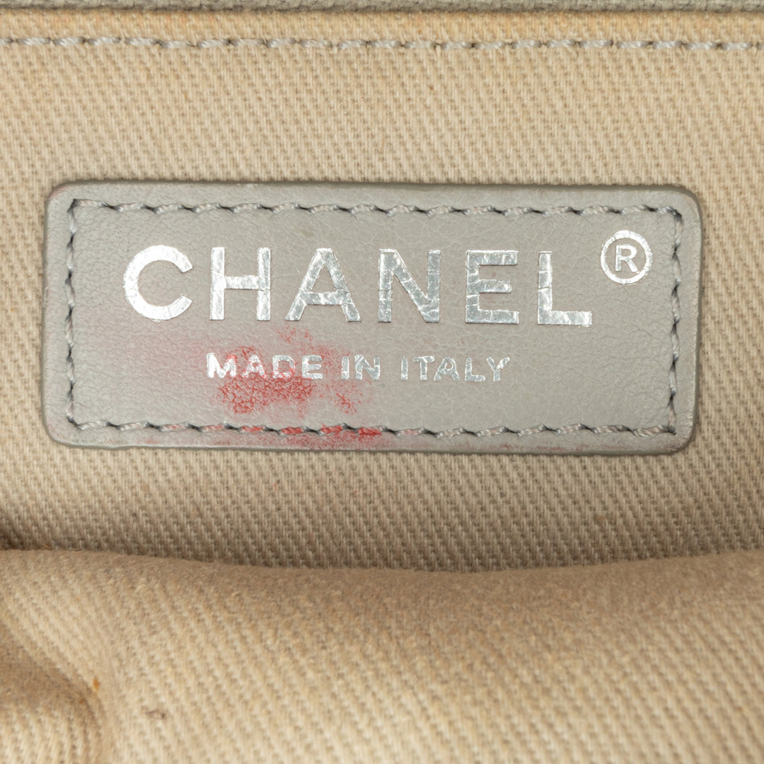 Chanel CC Quilted Tweed Simple rabat Bleu – GABY PARIS Authentique
