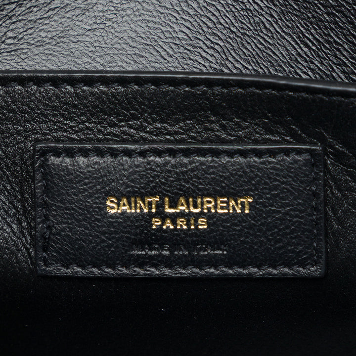 Saint Laurent Manhattan Sac Moyen Cuir de veau lisse Noir – vue 5 – GABY PARIS