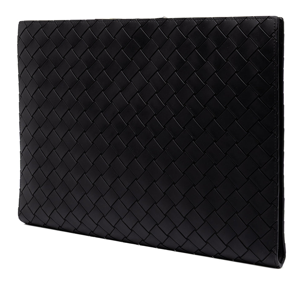 Bottega Veneta Étui Intrecciomirage Document Noir – vue 2 – GABY PARIS
