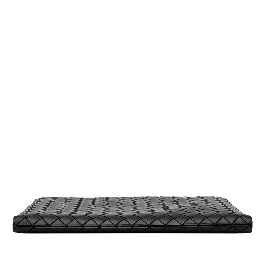 Bottega Veneta Étui Intrecciomirage Document Noir – vue 3 – GABY PARIS