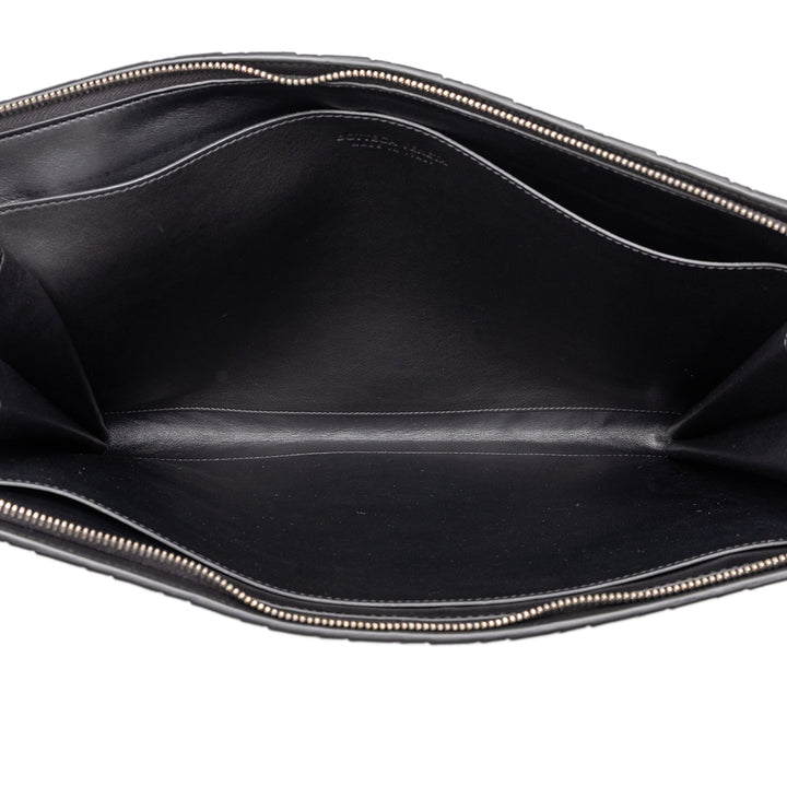 Bottega Veneta Étui Intrecciomirage Document Noir – vue 4 – GABY PARIS