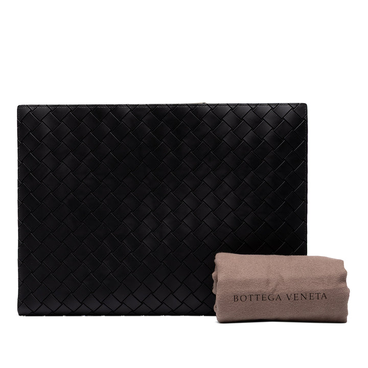 Bottega Veneta Étui Intrecciomirage Document Noir – vue 7 – GABY PARIS