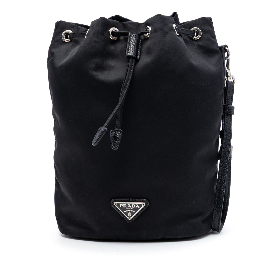Cordon Pochette Tessuto Noir