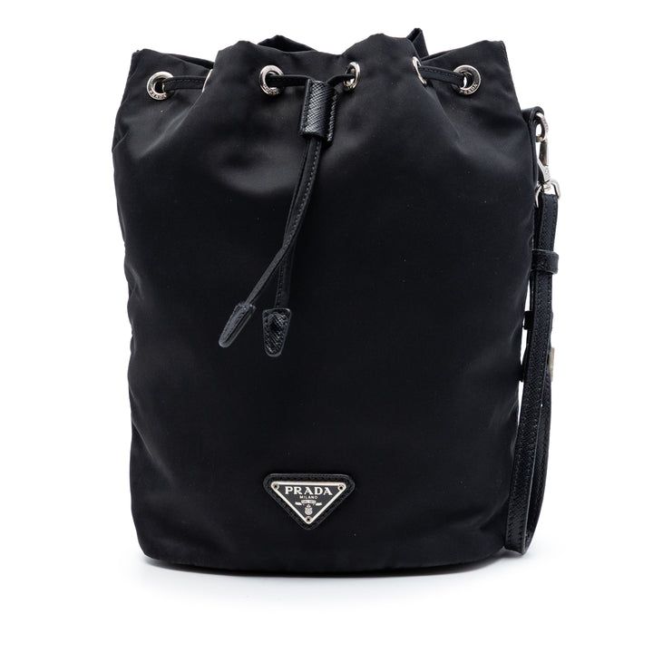 Cordon Pochette Tessuto Noir