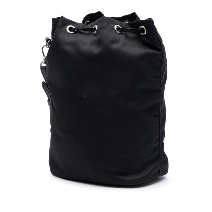 Cordon Pochette Tessuto Noir