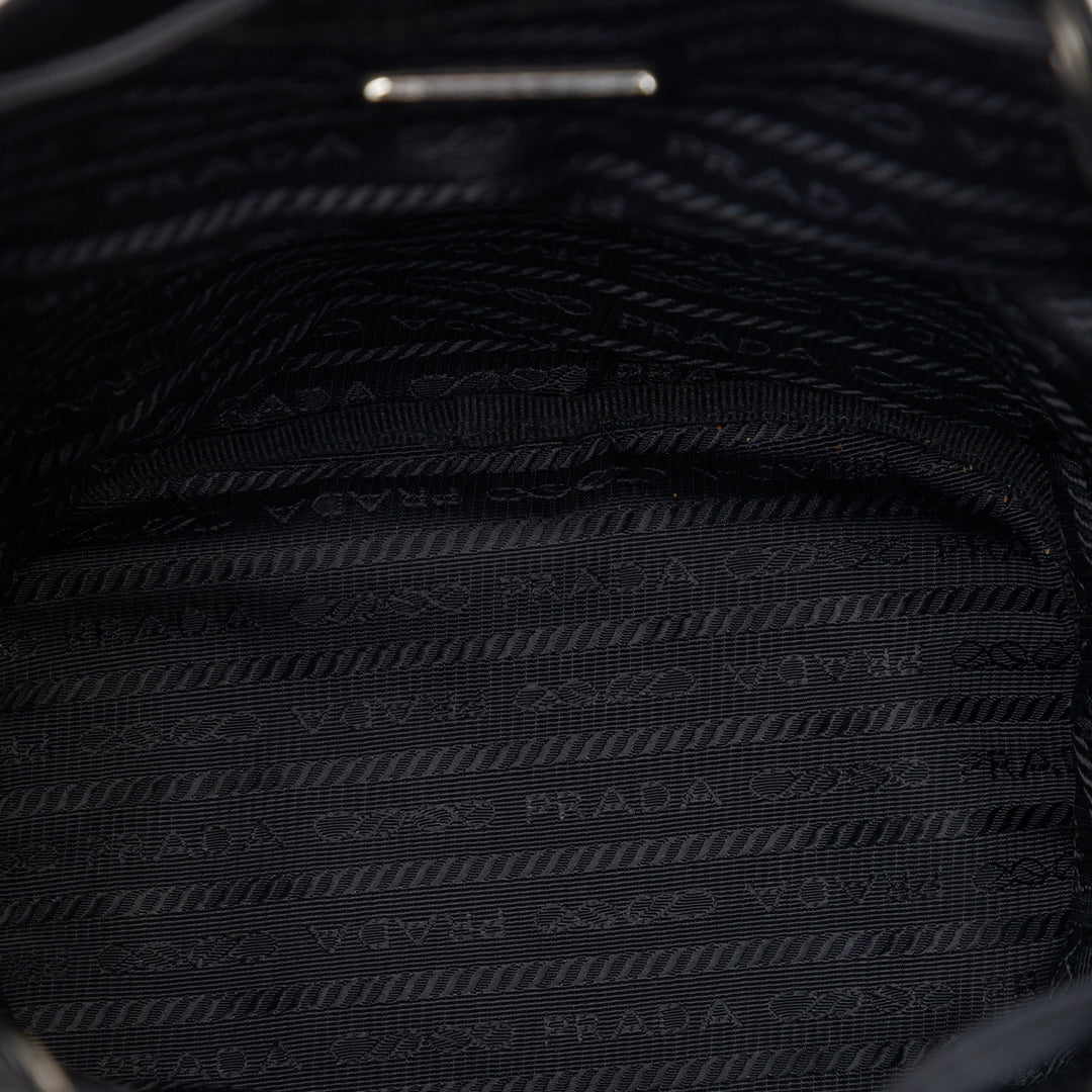 Cordon Pochette Tessuto Noir