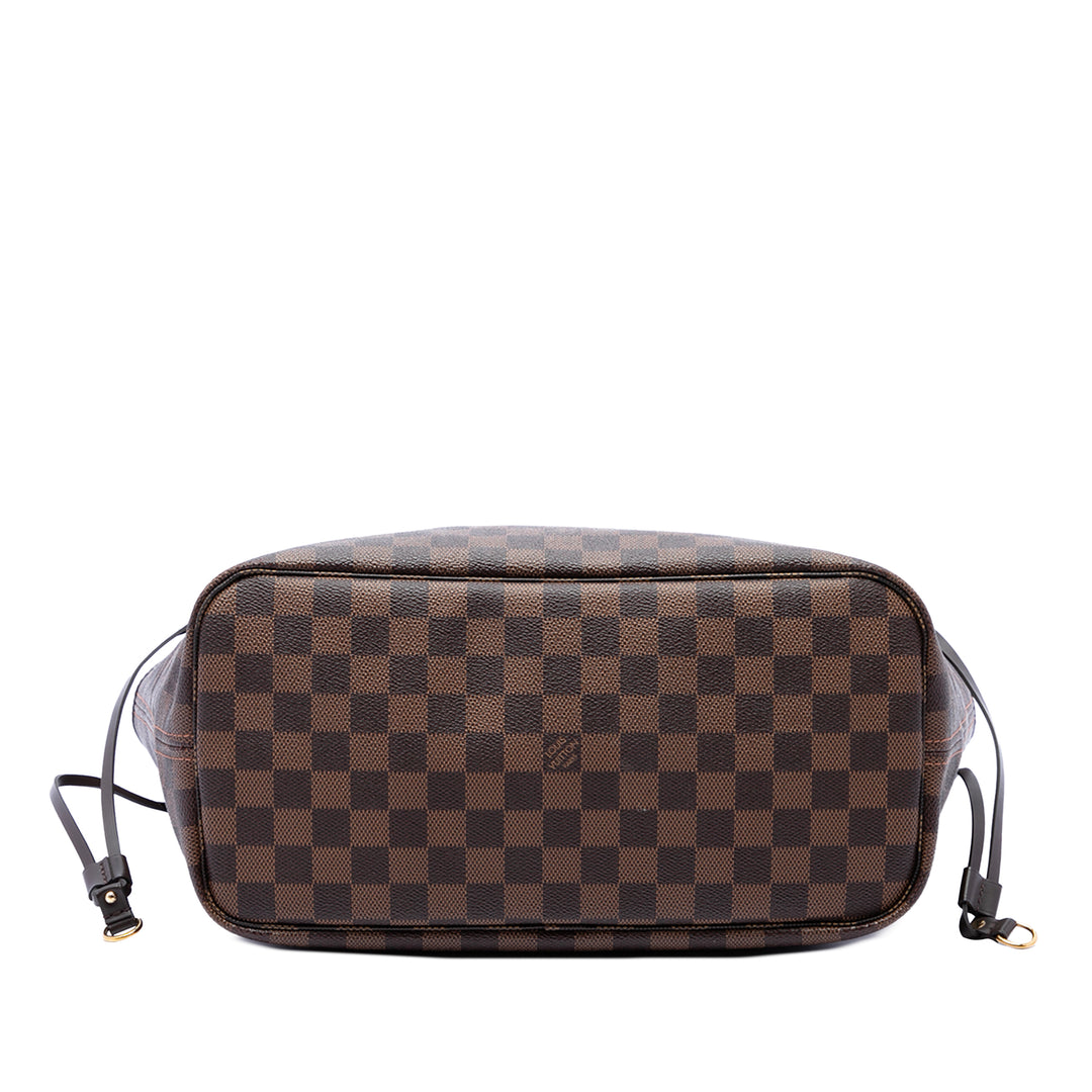 Louis Vuitton Cabas Neverfull Damier Ébène MM Marron – vue 3 – GABY PARIS