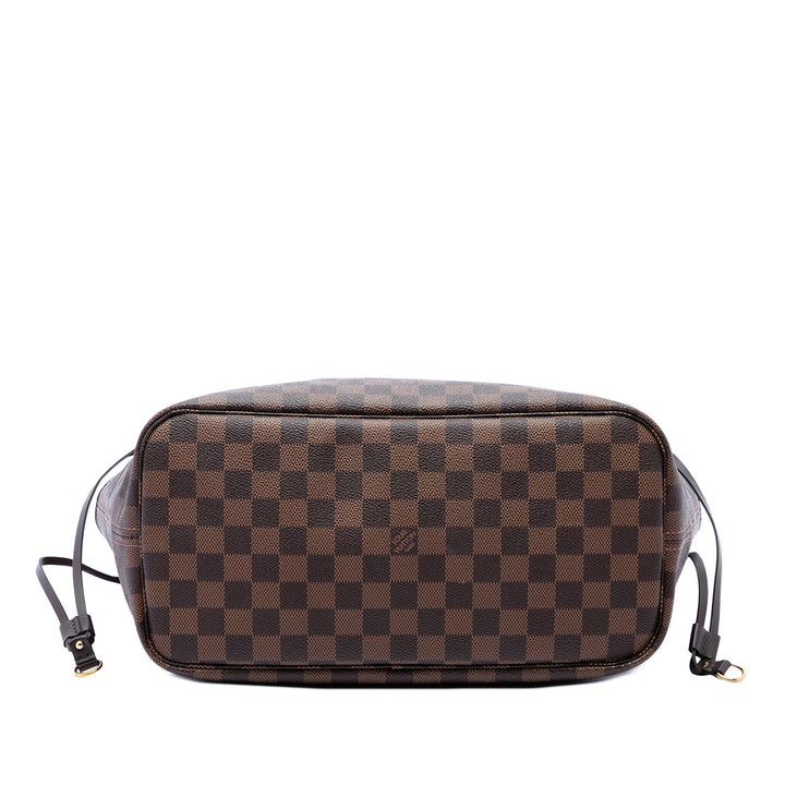 Louis Vuitton Cabas Neverfull Damier Ébène MM Marron – vue 3 – GABY PARIS