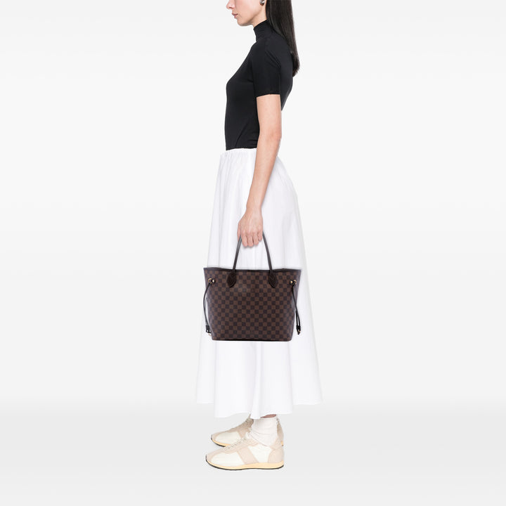 Louis Vuitton Cabas Neverfull Damier Ébène MM Marron – vue 6 – GABY PARIS