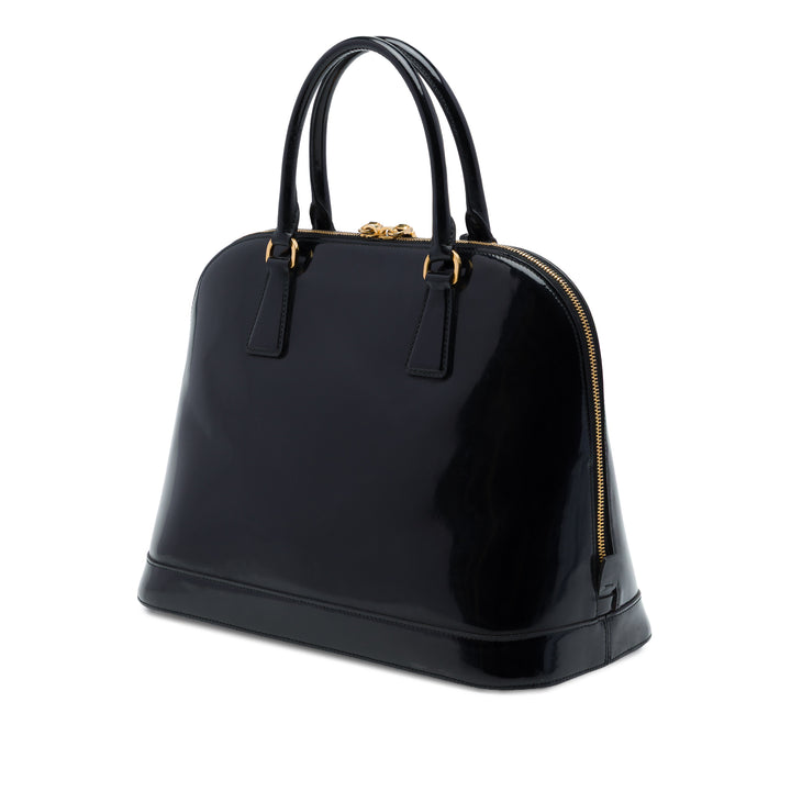 Prada Sac à main Spazzolato Promenade Moyen Noir – vue 2 – GABY PARIS