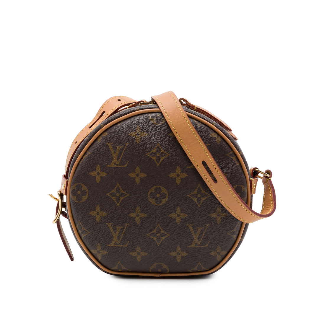 Louis Vuitton Sac bandoulière Boite Chapeau Souple Monogram PM Marron – vue principale – GABY PARIS