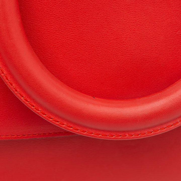 Small Leather Be Dior Flap Red - Gaby Paris