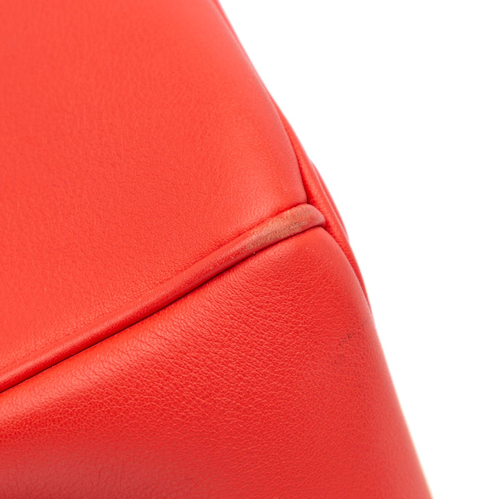 Small Leather Be Dior Flap Red - Gaby Paris